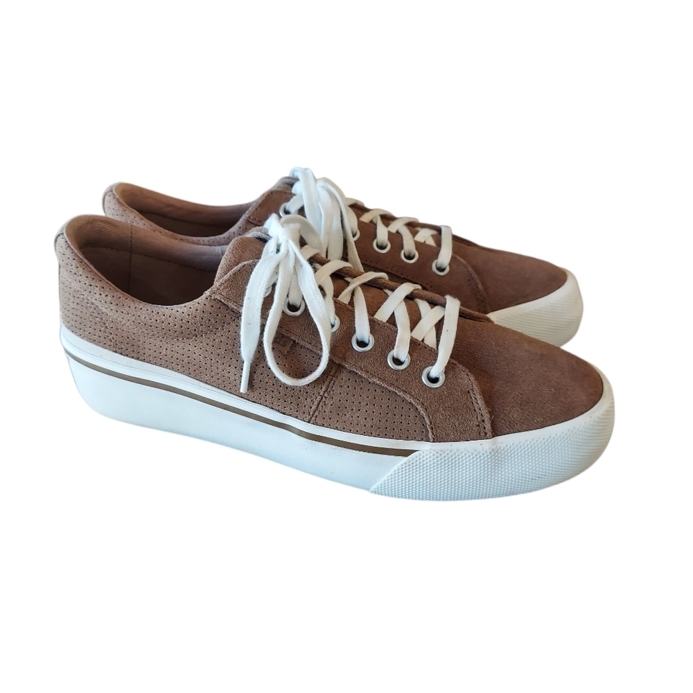 Keds Jump Kick Duo Perforated Lace-Up Suede Sneaker